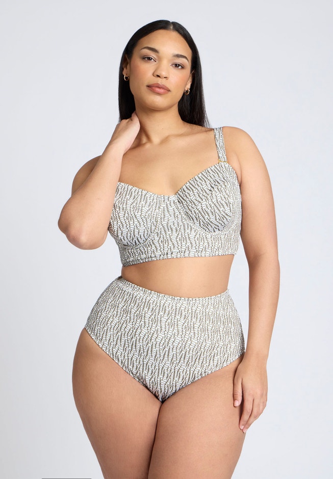 High Waisted Bikini Bottom image number null